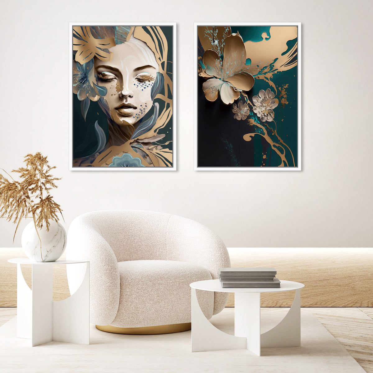 Faces of Unity: Azura, Art Duo, by Bella Eve – Zokis Canvas Art