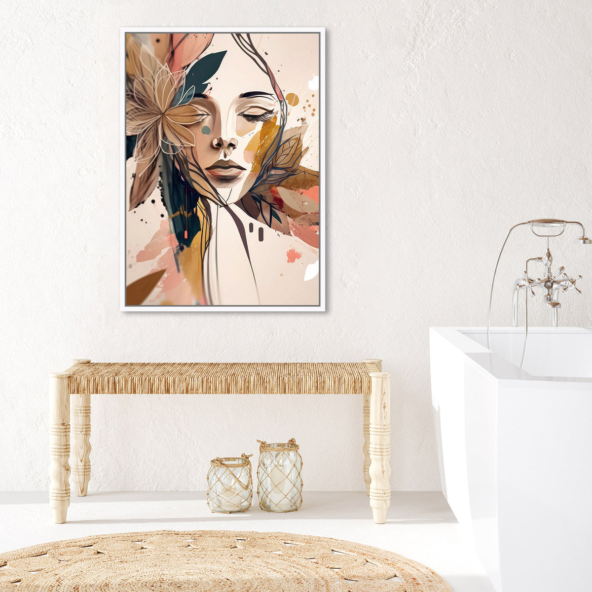 Faces of Unity: Pretty Petals, by Bella Eve – Zokis Canvas Art