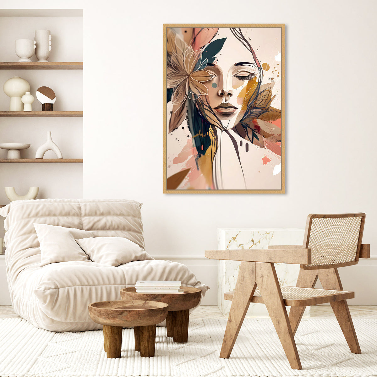 Faces of Unity: Pretty Petals, by Bella Eve – Zokis Canvas Art