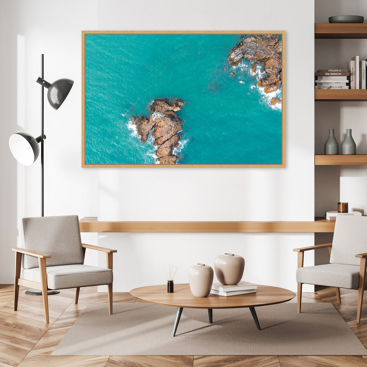 Blue Lagoon, by Georgina Stakes – Zokis Canvas Art