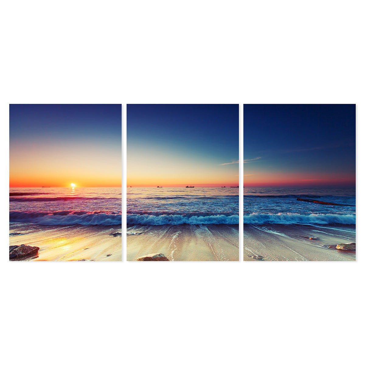 Sunset Sands Trio – Zokis Canvas Art