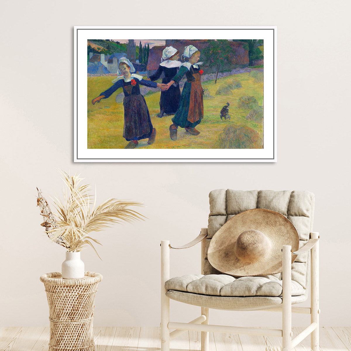 Breton Girls Dancing, Pont-Aven, 1888 by Paul Gauguin – Zokis Canvas Art