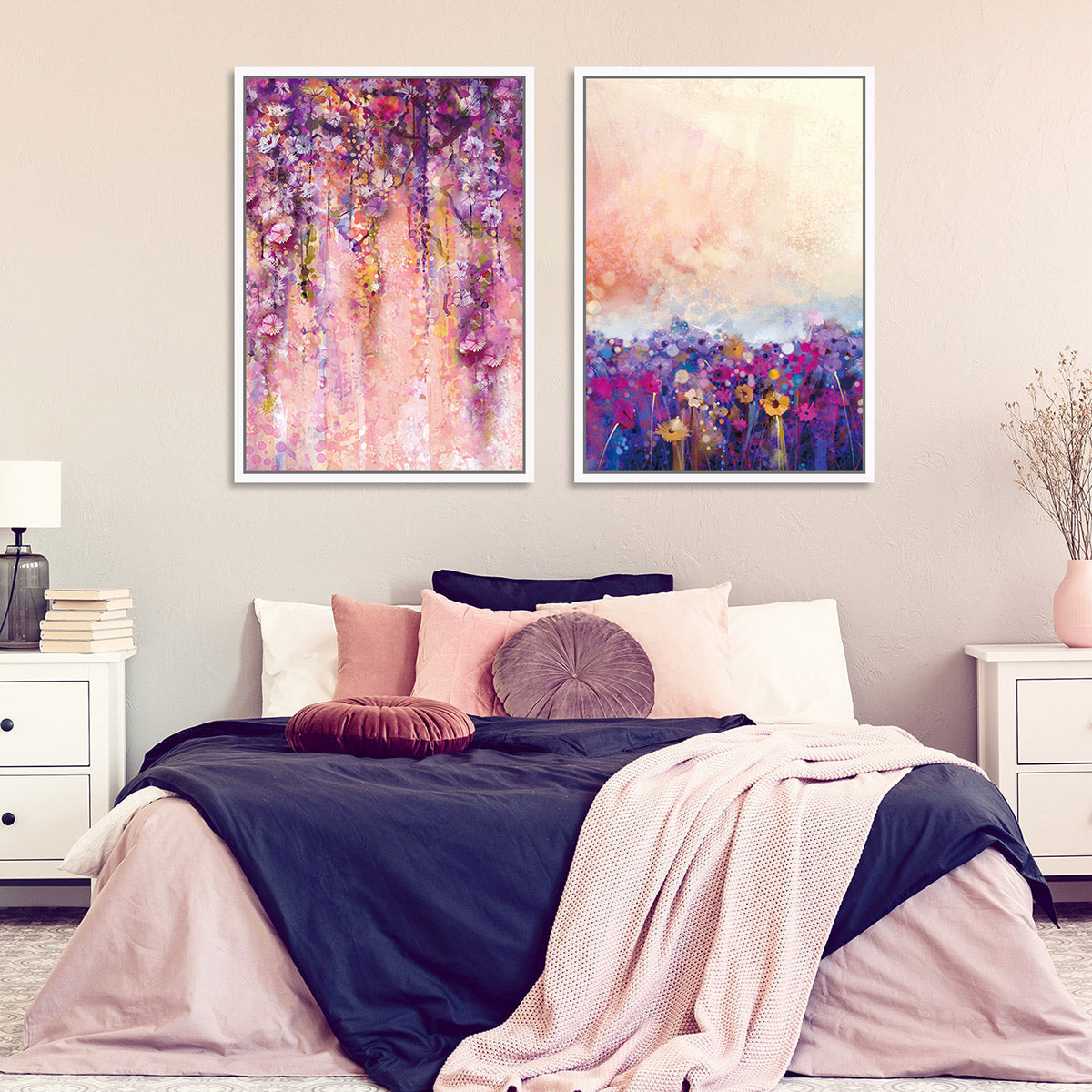 An Explosion of Spring Duo – Zokis Canvas Art