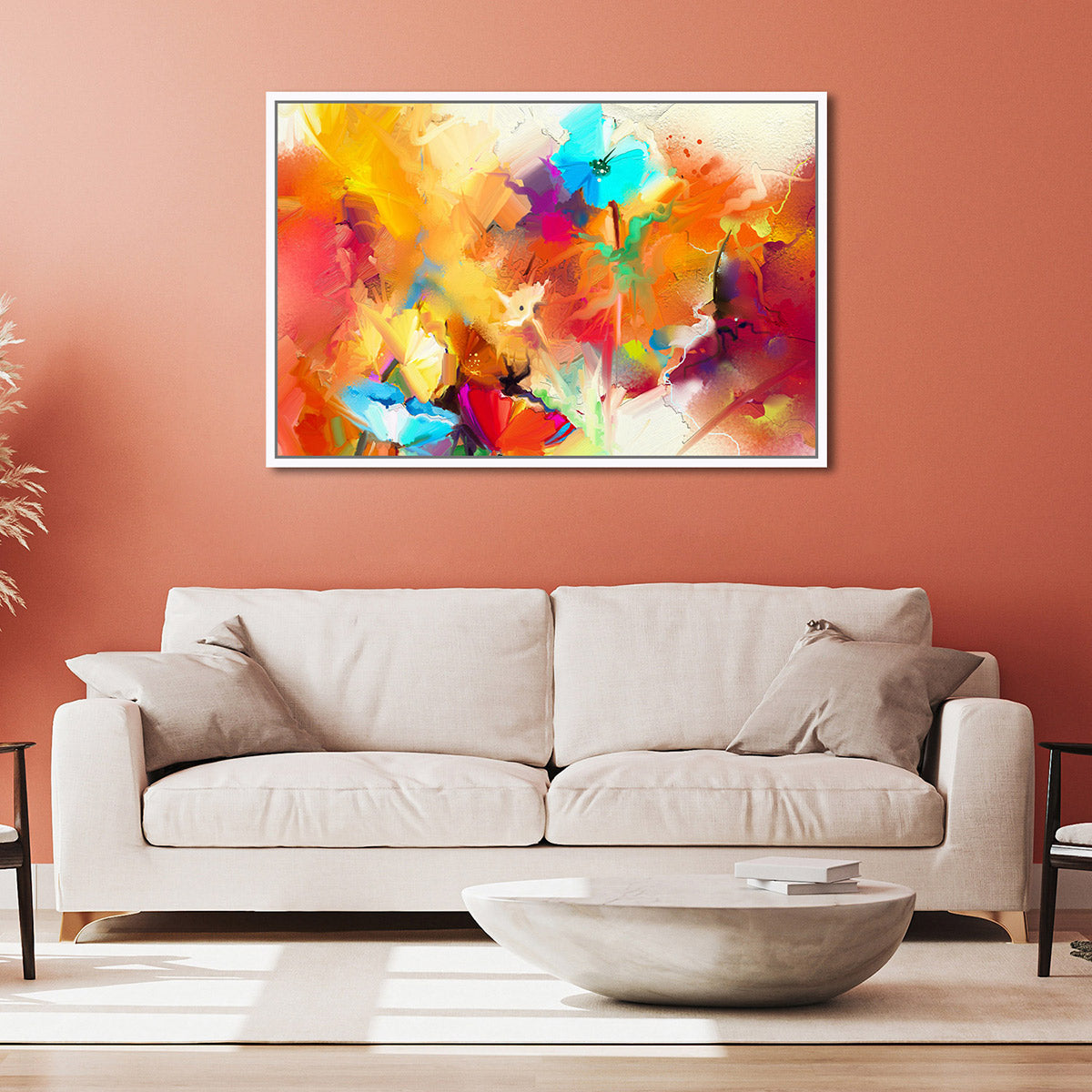 Electrifying Bloom – Zokis Canvas Art